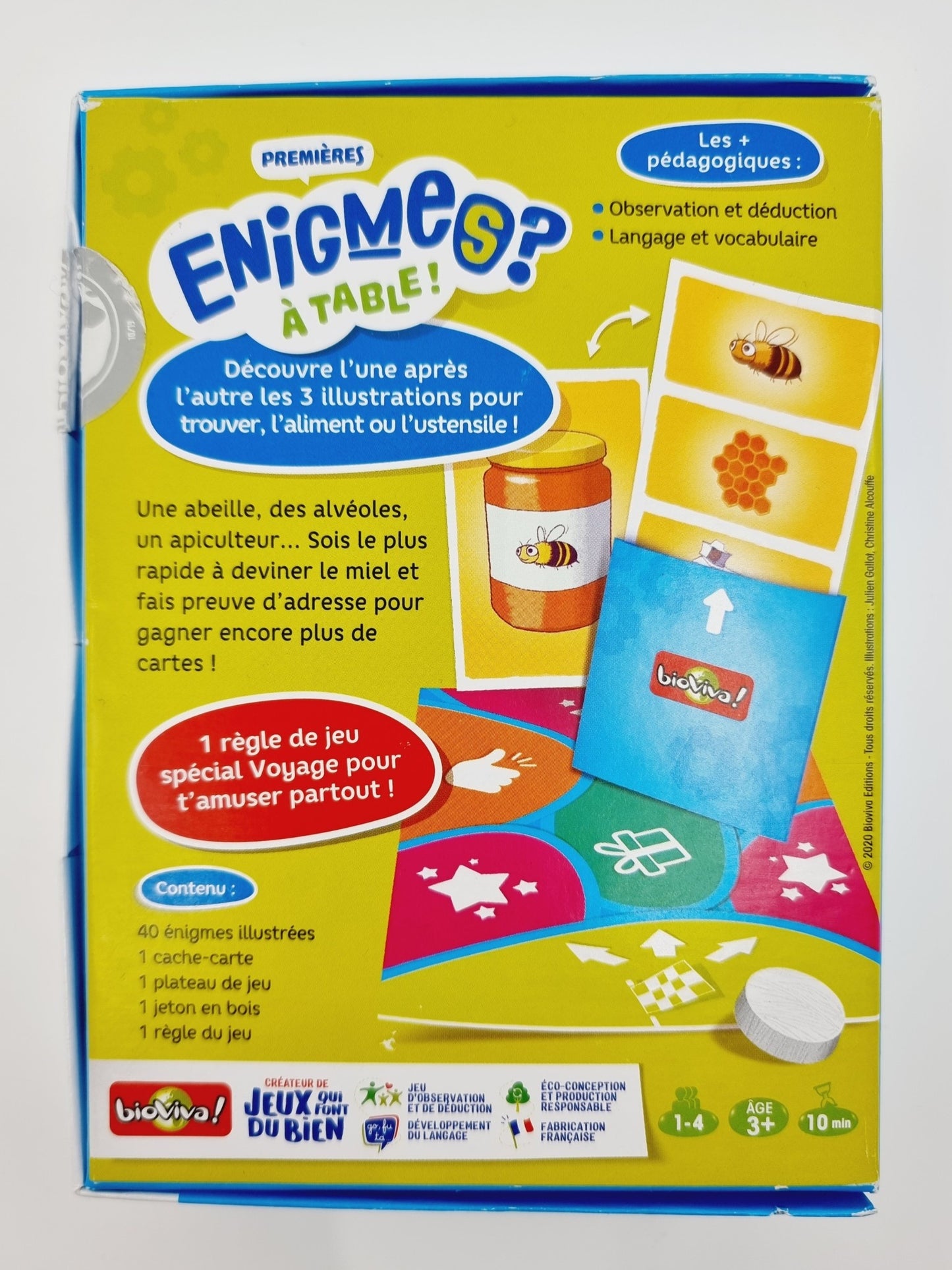 Première Enigmes ? - A table ! - bioviva