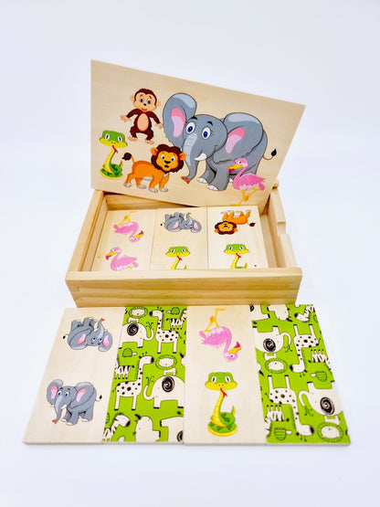 Domino - Animaux de la jungle