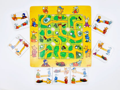 Trouve le chemin à travers la forêt