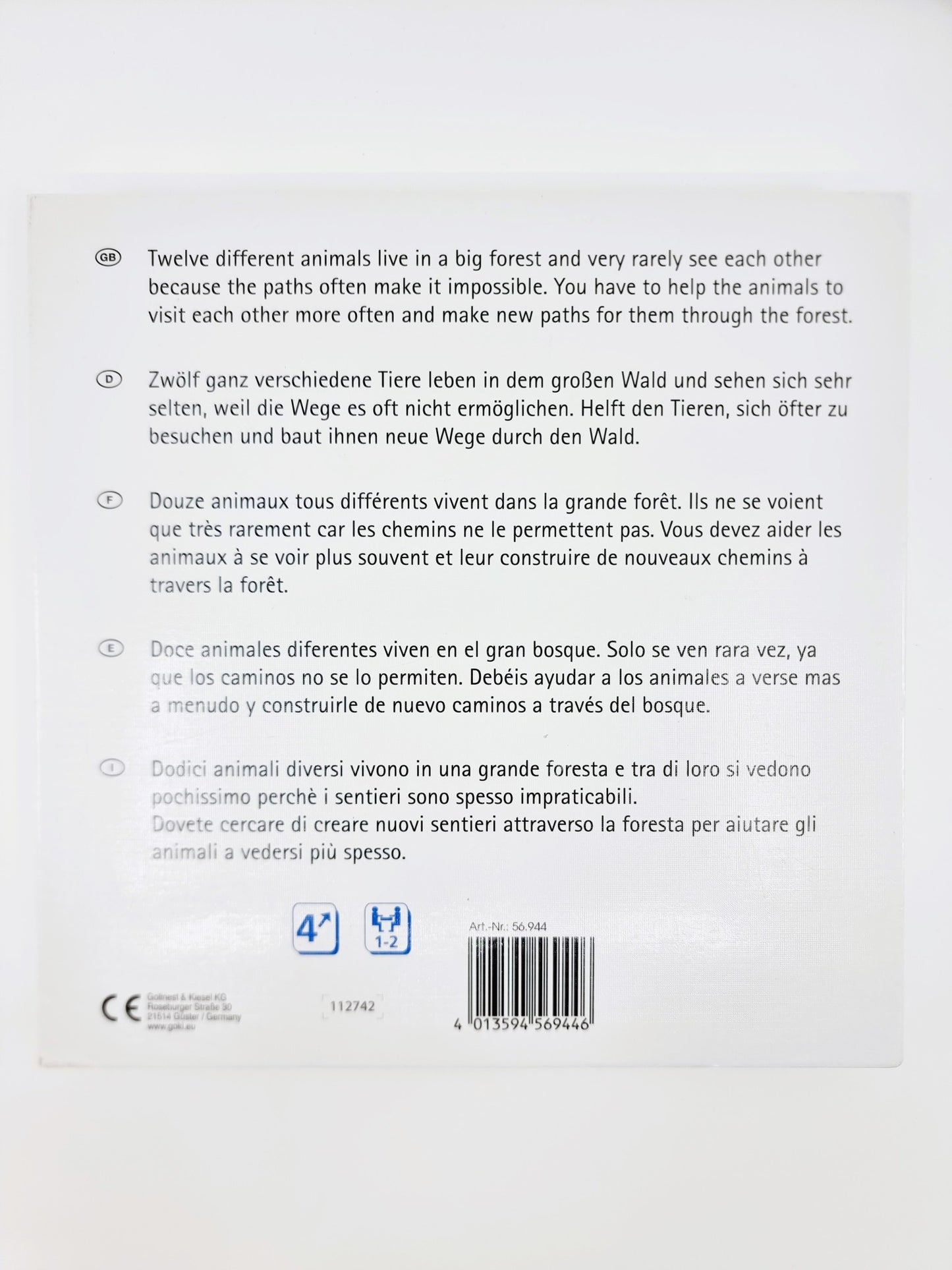 Trouve le chemin à travers la forêt