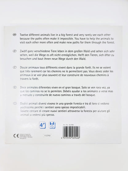 Trouve le chemin à travers la forêt