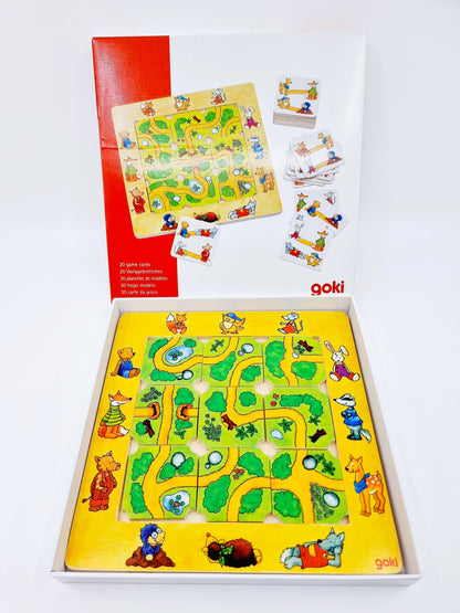 Trouve le chemin à travers la forêt