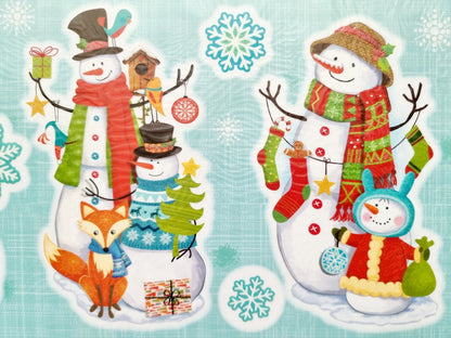 Stickers de Noël pour fenêtres et miroirs - Modèle 02
