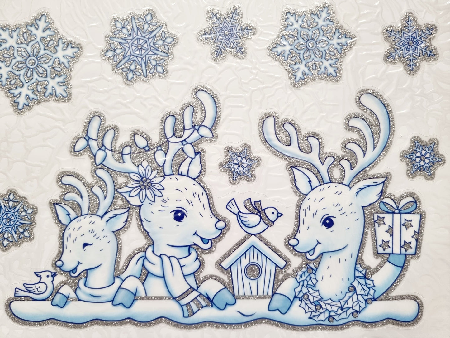 Stickers de Noël pour fenêtres et miroirs - Modèle 03