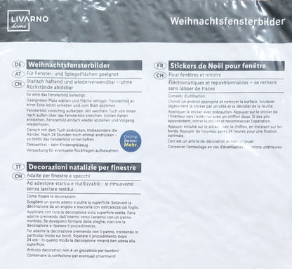 Stickers de Noël pour fenêtres et miroirs - Modèle 03