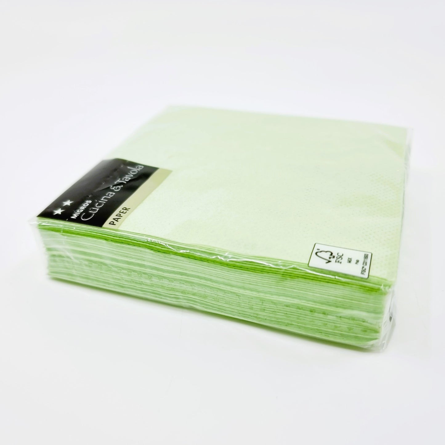 Serviette en papier - Verte (30 pièces)