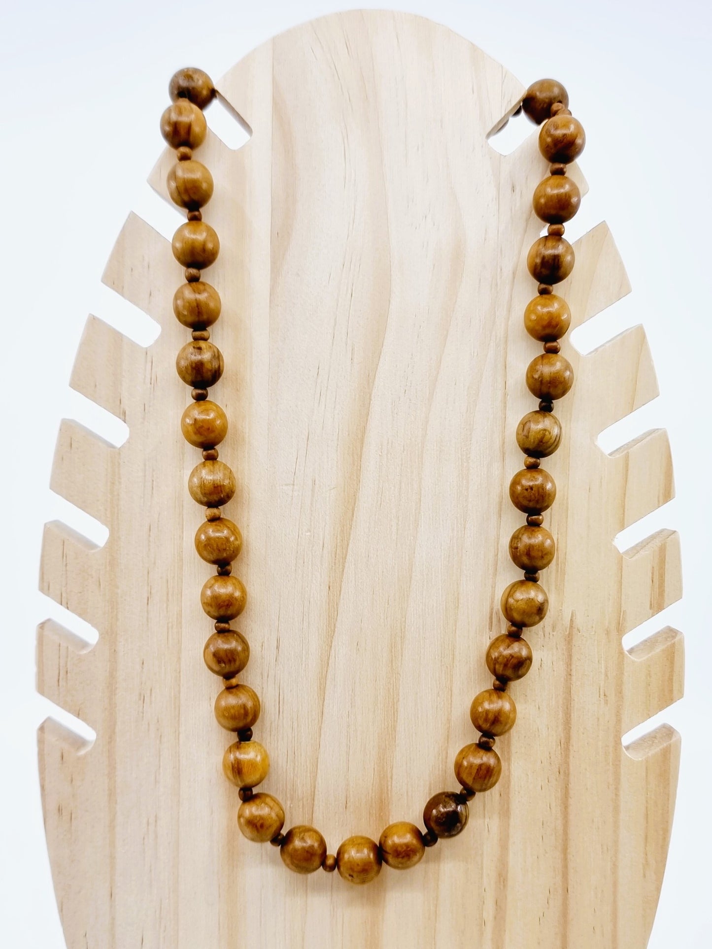 Collier perles en bois - Ronda