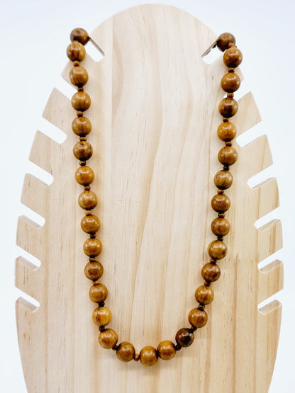 Collier perles en bois - Ronda