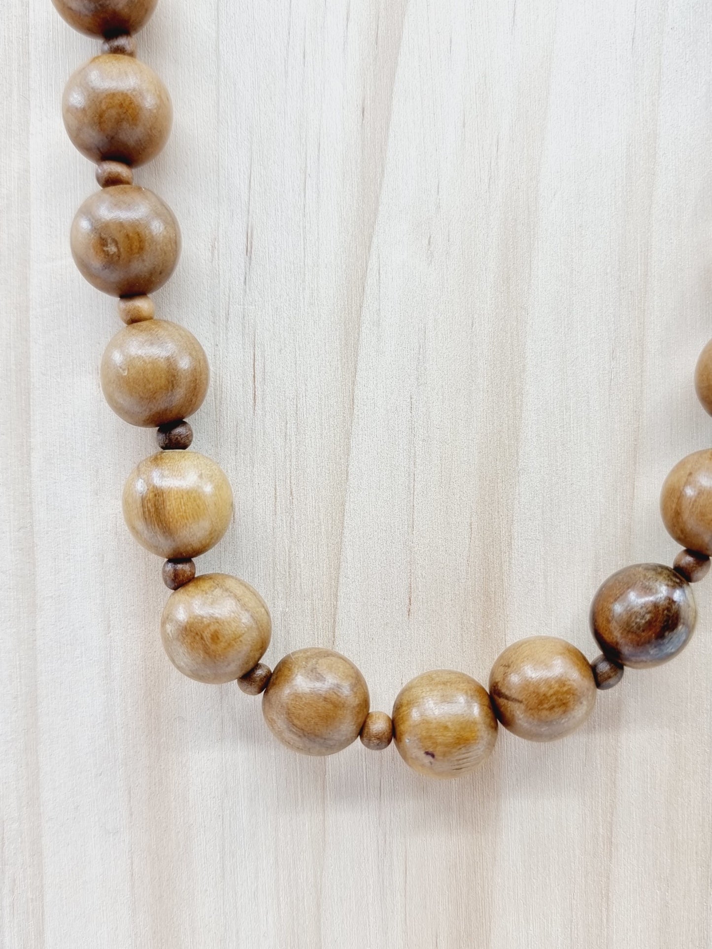 Collier perles en bois - Ronda