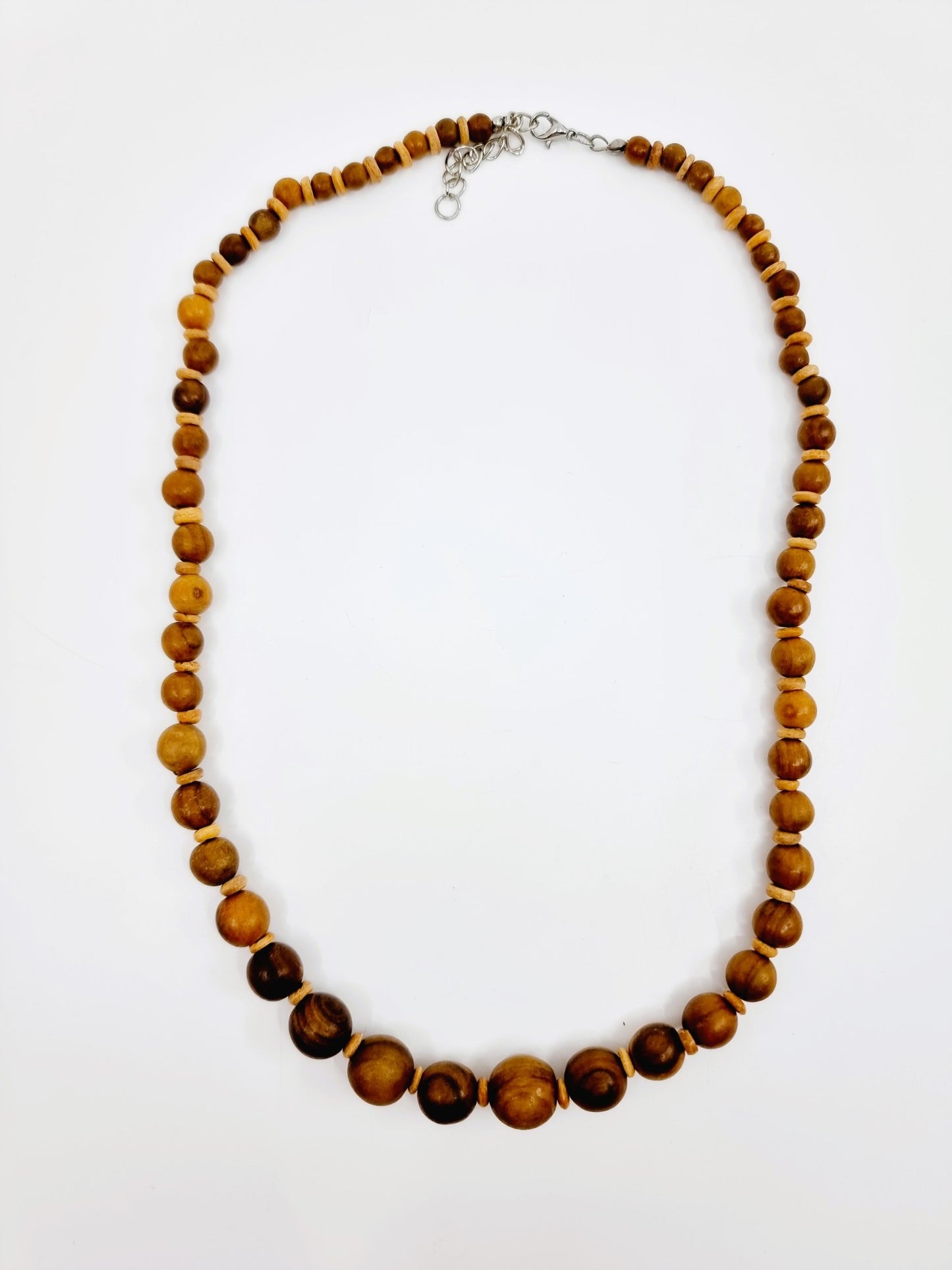 Collier perles en bois - Rondiny