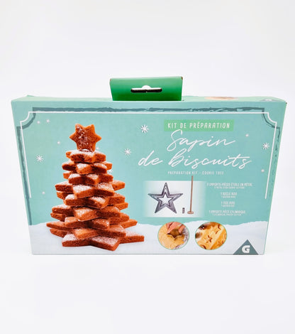 Kit pour confectionner un sapin en biscuits