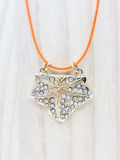 Collier - feuille de vigne