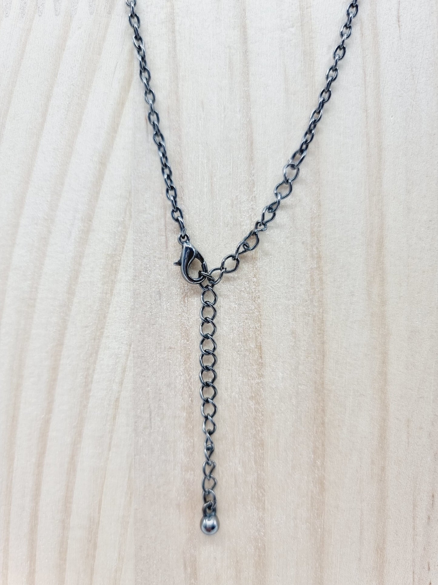 Collier - papillon bleu