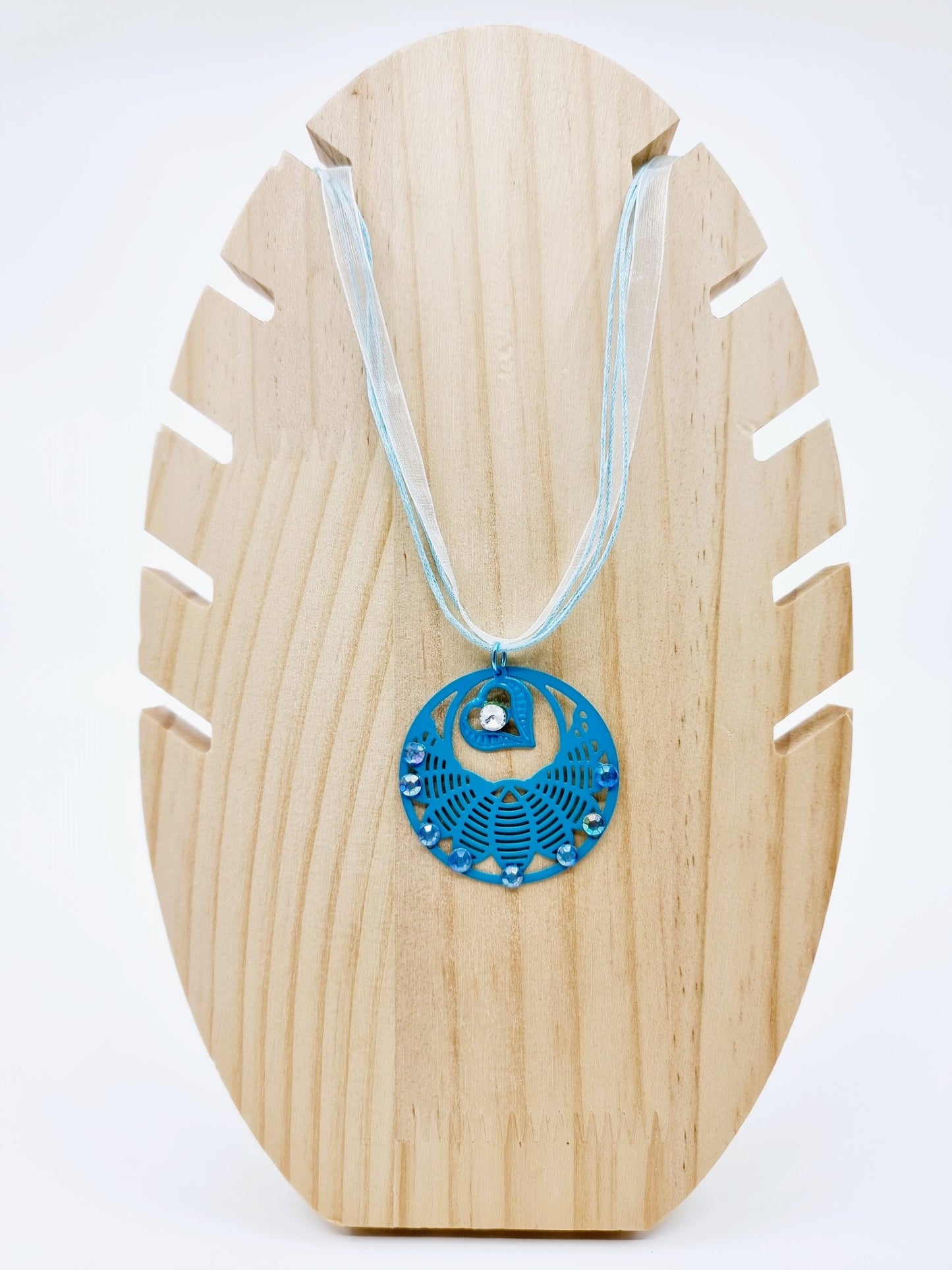 Collier - Tourbillon bleu