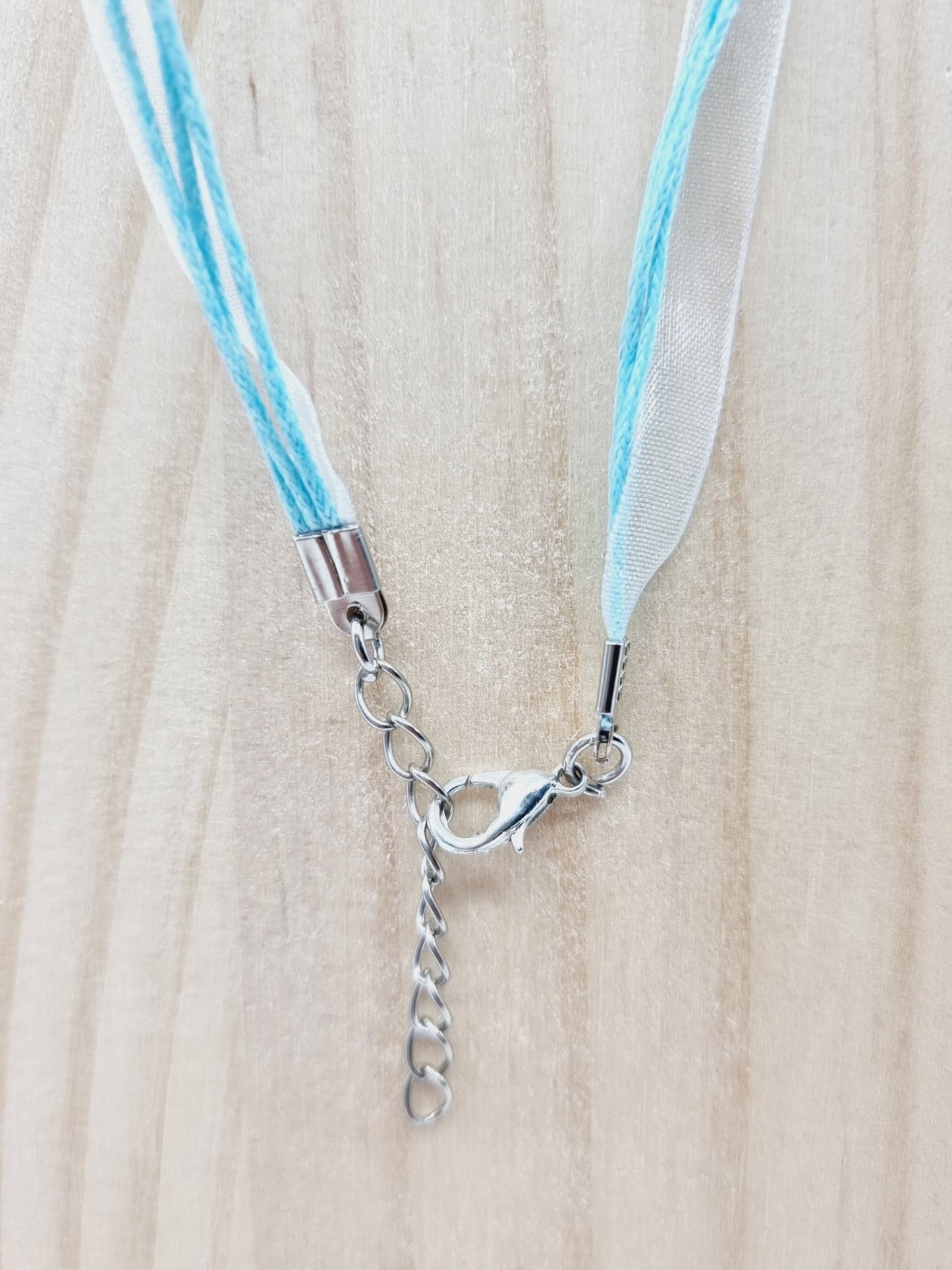 Collier - Tourbillon bleu