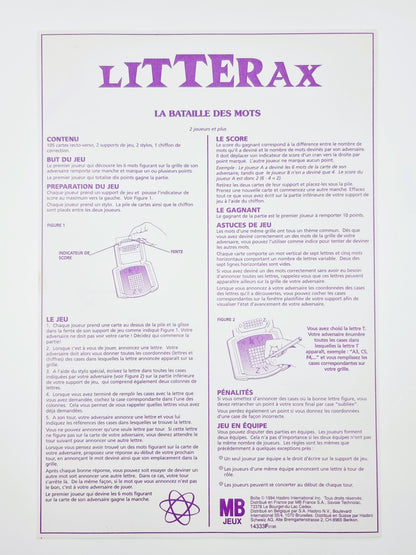 Litterax, la bataille des mots