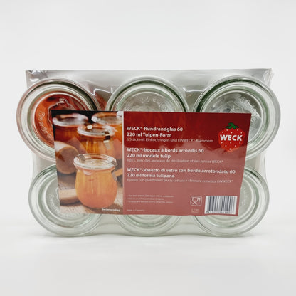 Bocaux Tulipe 220 ml WECK (6 pièces)