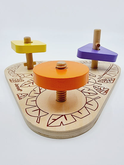 Jeu d'éveil Janod, j'apprends à visser - Afrique