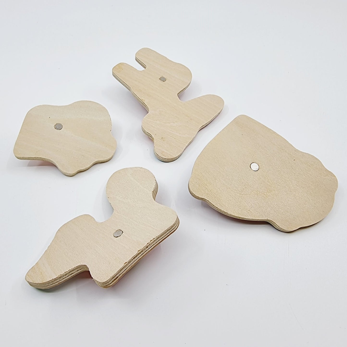 Puzzle en bois à encastrer - Animaux de la forêt (6 pièces)