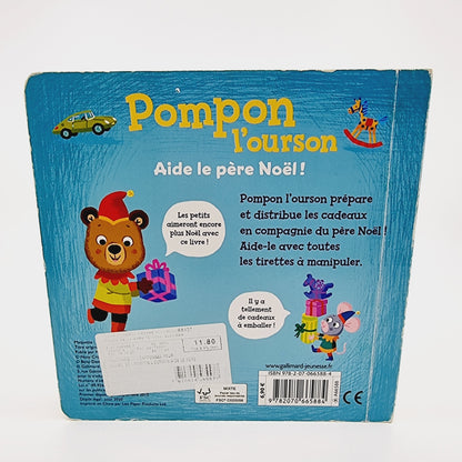 Livre-Jeu - Pompon l'ourson, aide le père Noël !