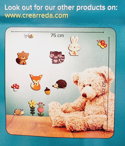 Stickers 3D - Animaux de la forêt