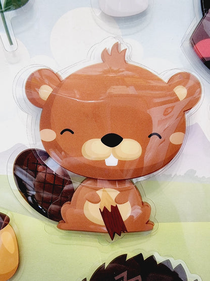 Stickers 3D - Animaux de la forêt