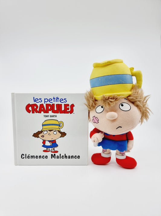 Livre et peluche - Les petites crapules, Clémence Malchance