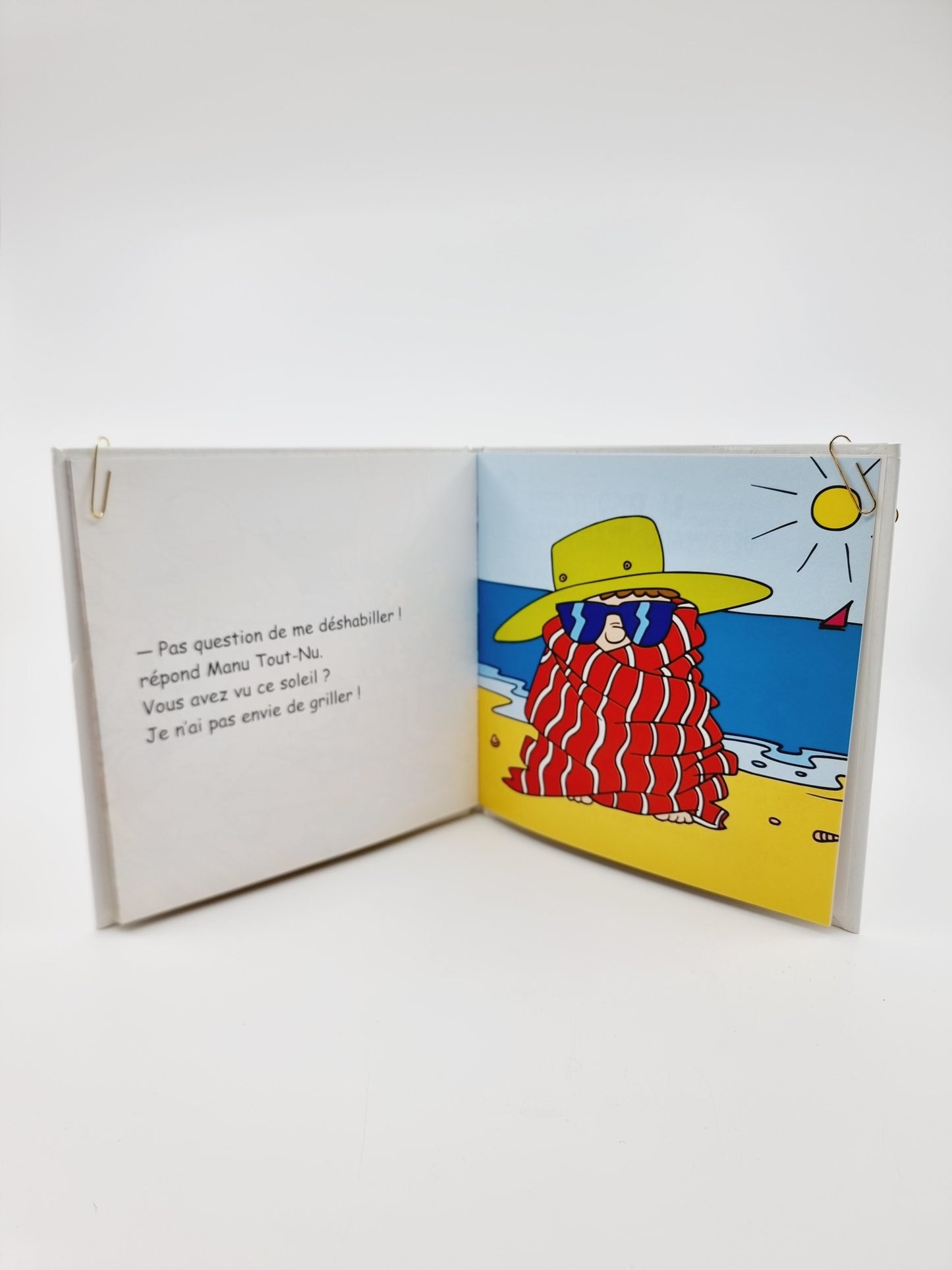 Livre et peluche - Les petites crapules, Manu Tout-Nu