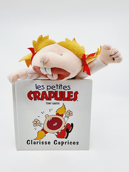 Livre et peluche - Les petites crapules, Clarisse Caprices