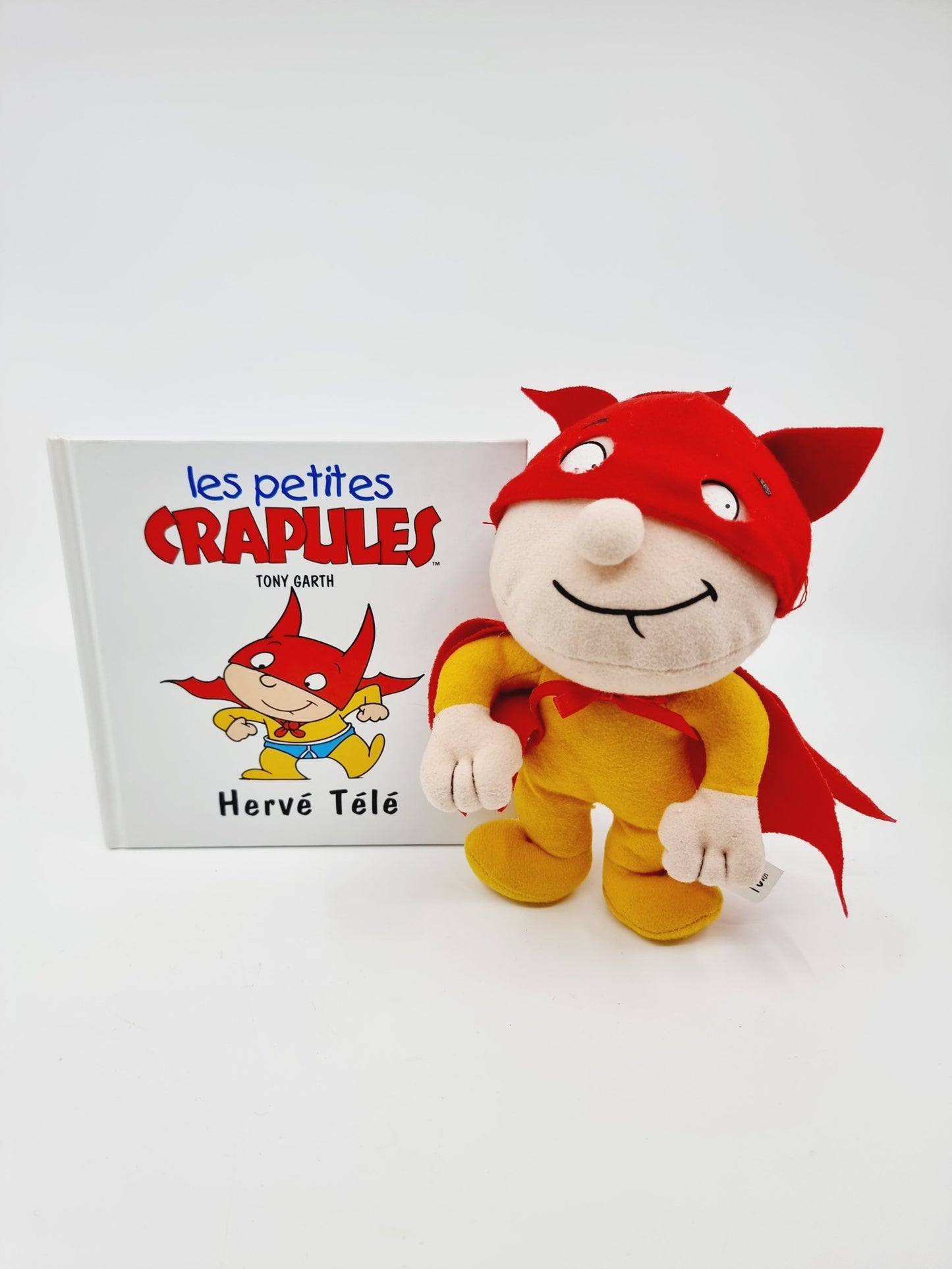 Livre et peluche - Les petites crapules, Hervé Télé