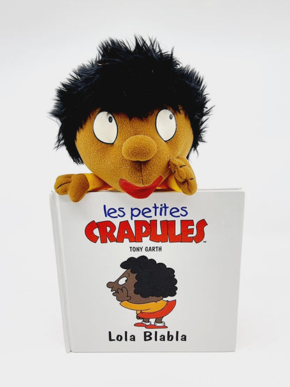 Livre et peluche - Les petites crapules, Lola Blabla