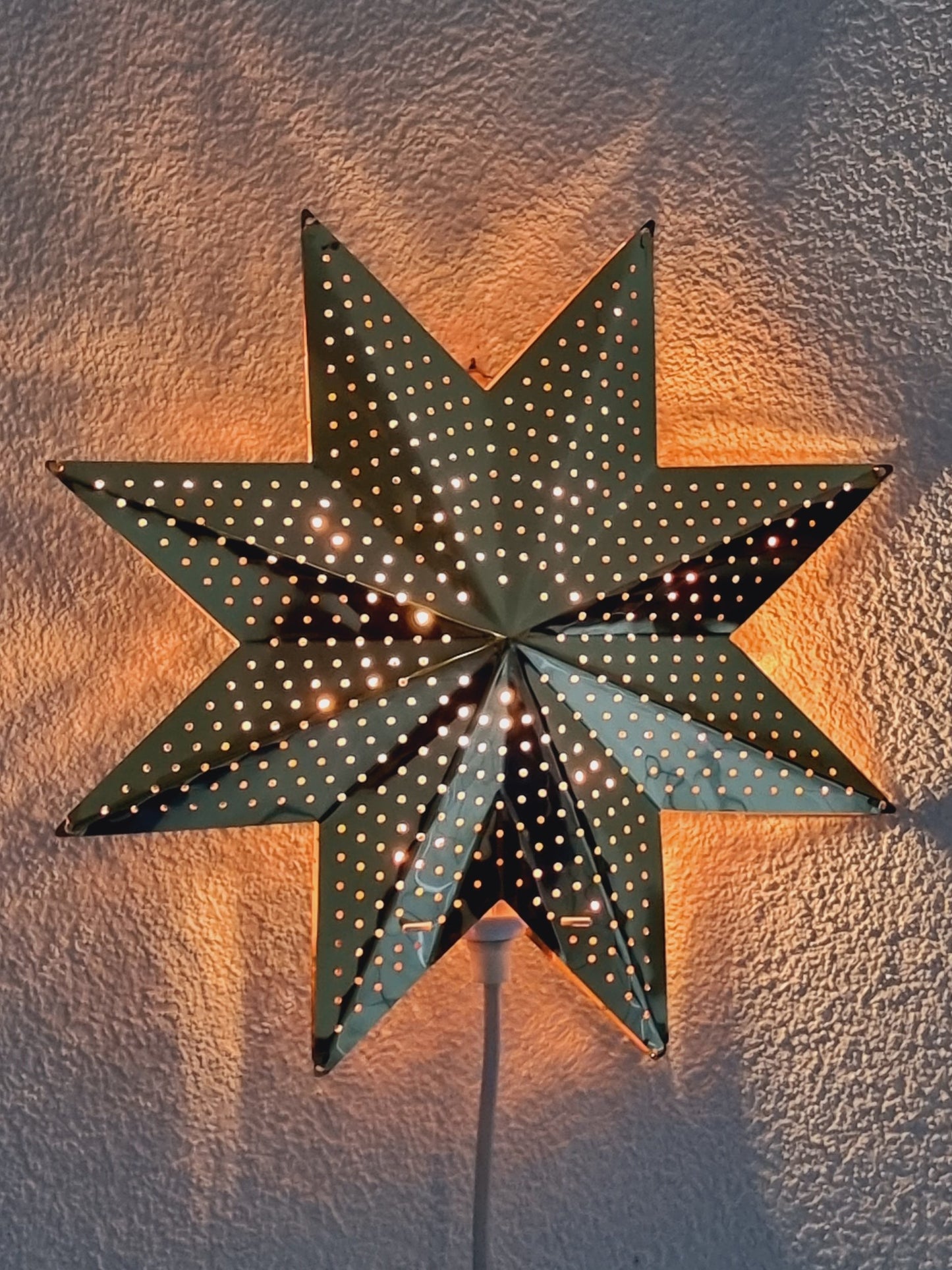 Eclairage étoile de Noël