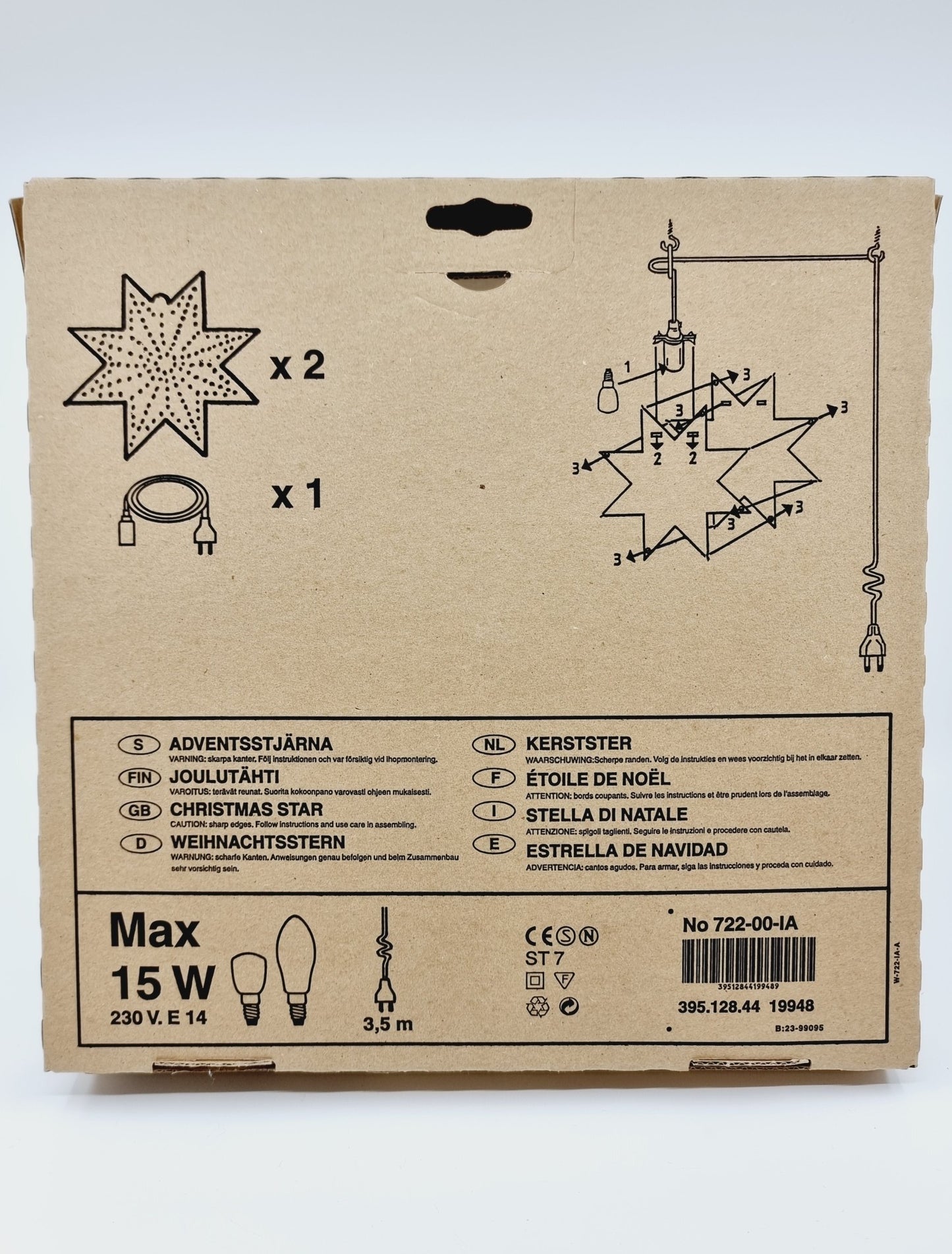 Eclairage étoile de Noël