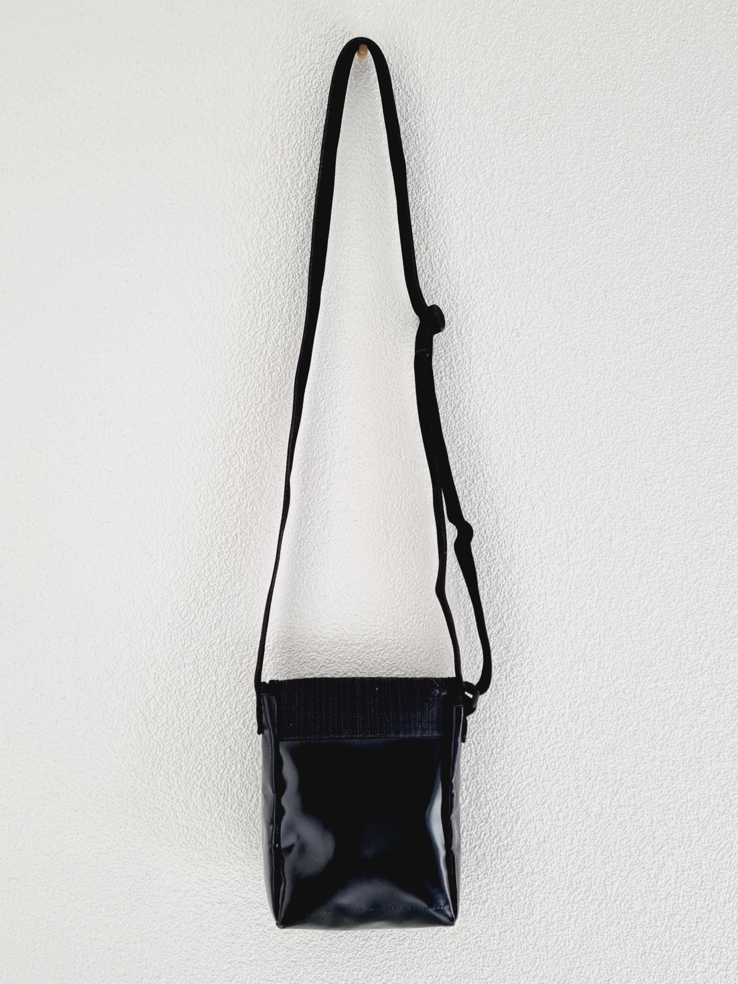 Sac bandoulière en bâche - Noir