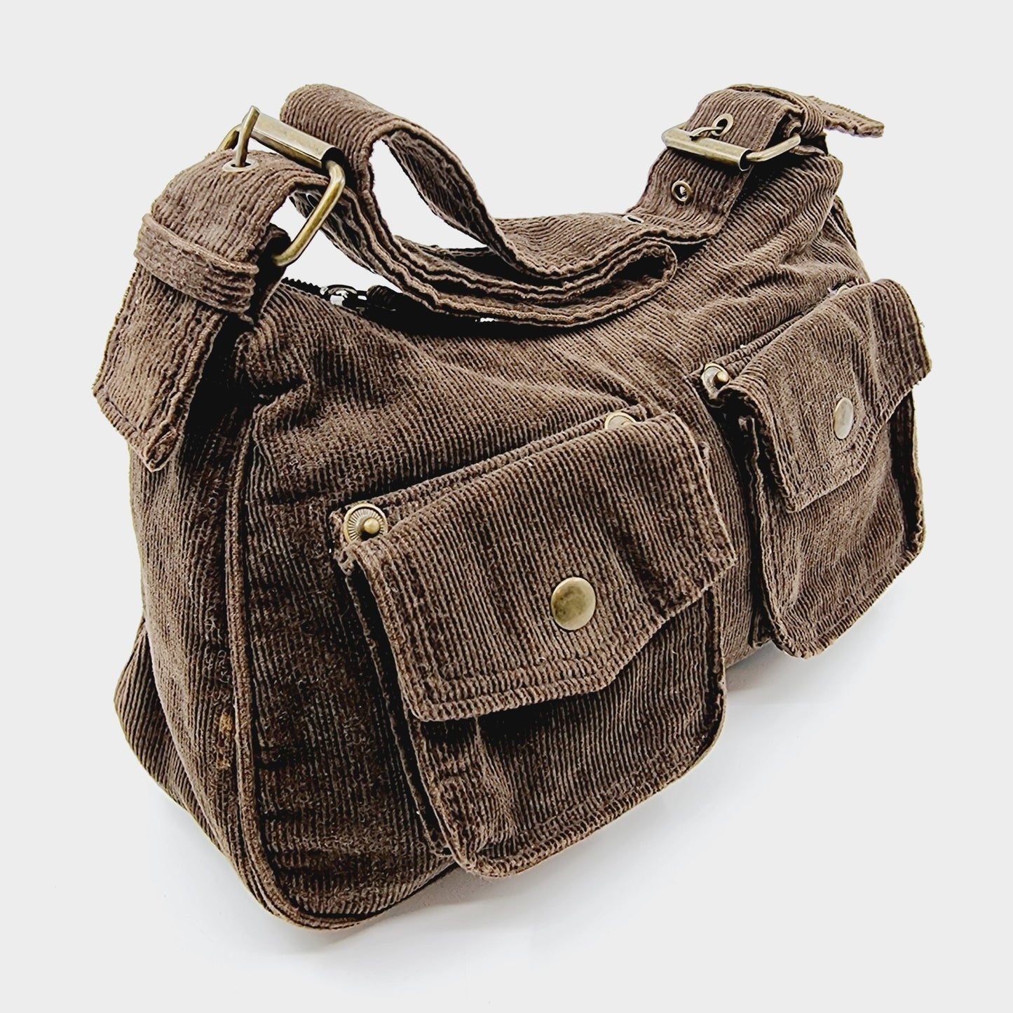 Sac en velours côtelé