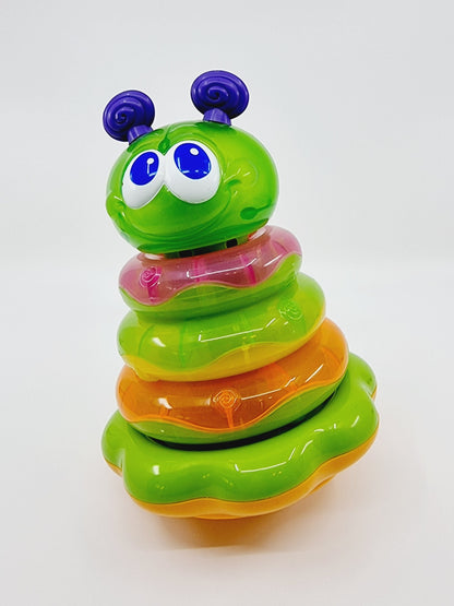 Chenille musicale avec anneaux empilables