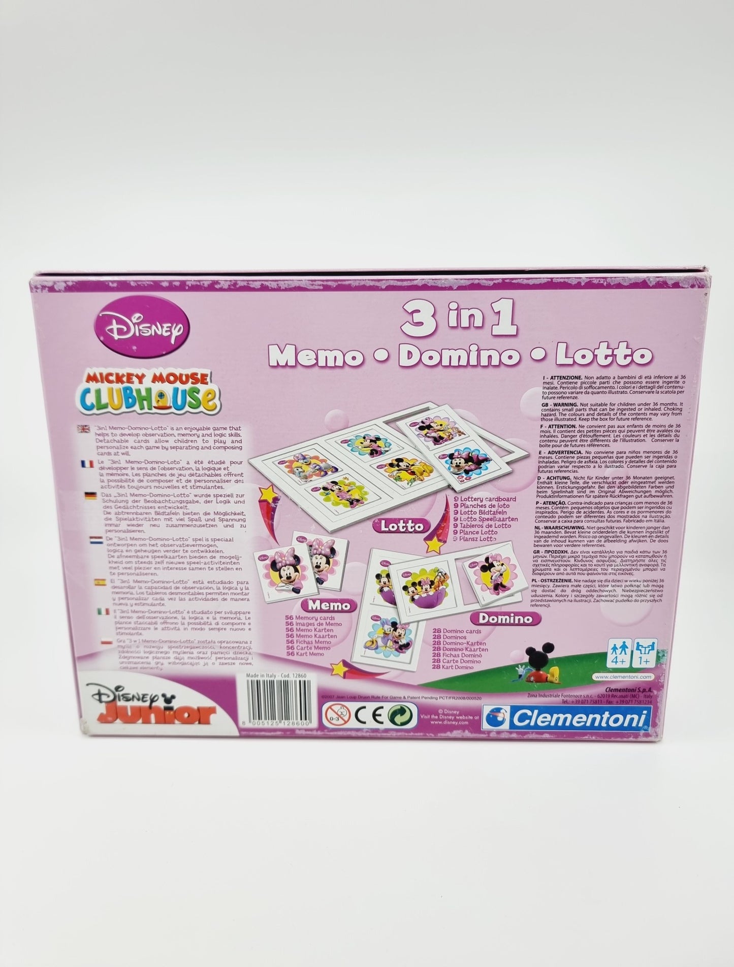 Memo, Domino , Loto - Mickey Mouse
