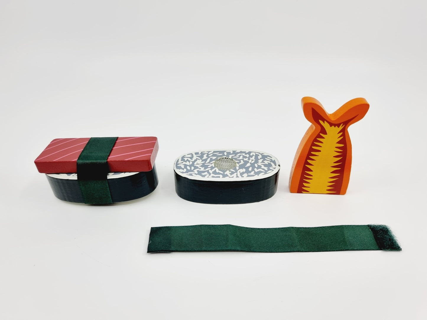 Jeu de sushis en bois (24 pièces)