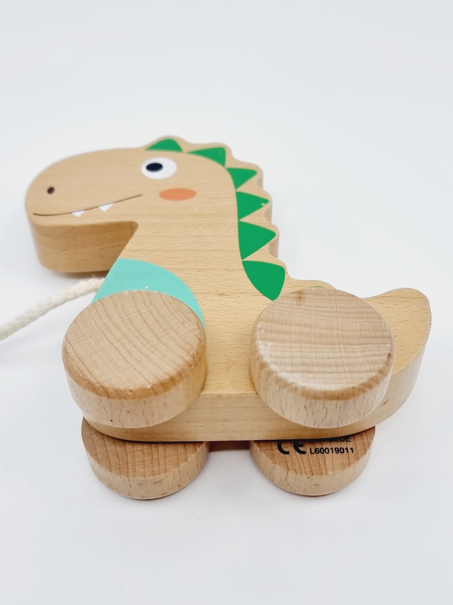 Théo le dino en bois à promener