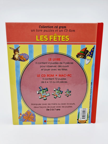 Livre-puzzle et CD-ROM Interactif - Les Fêtes