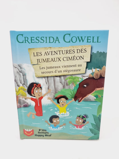 Livre - Les aventures des jumeaux Ciméon, Les jumeaux viennent au secours d’un stégosaure