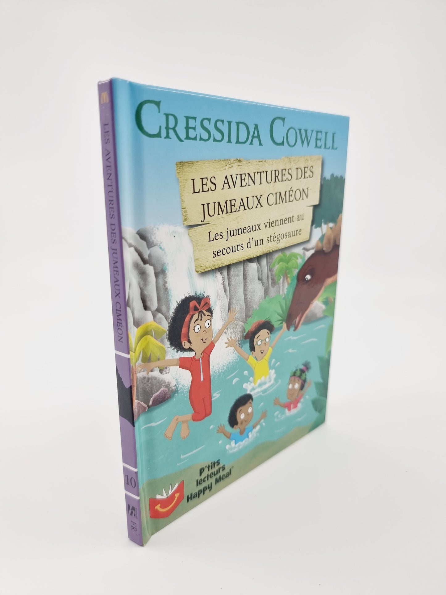 Livre - Les aventures des jumeaux Ciméon, Les jumeaux viennent au secours d’un stégosaure