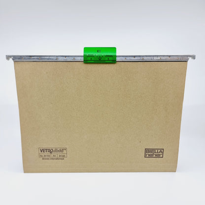 Dossiers suspendus : Biella neher VetroMobil A4 24 cm (lot de 20 pièces)