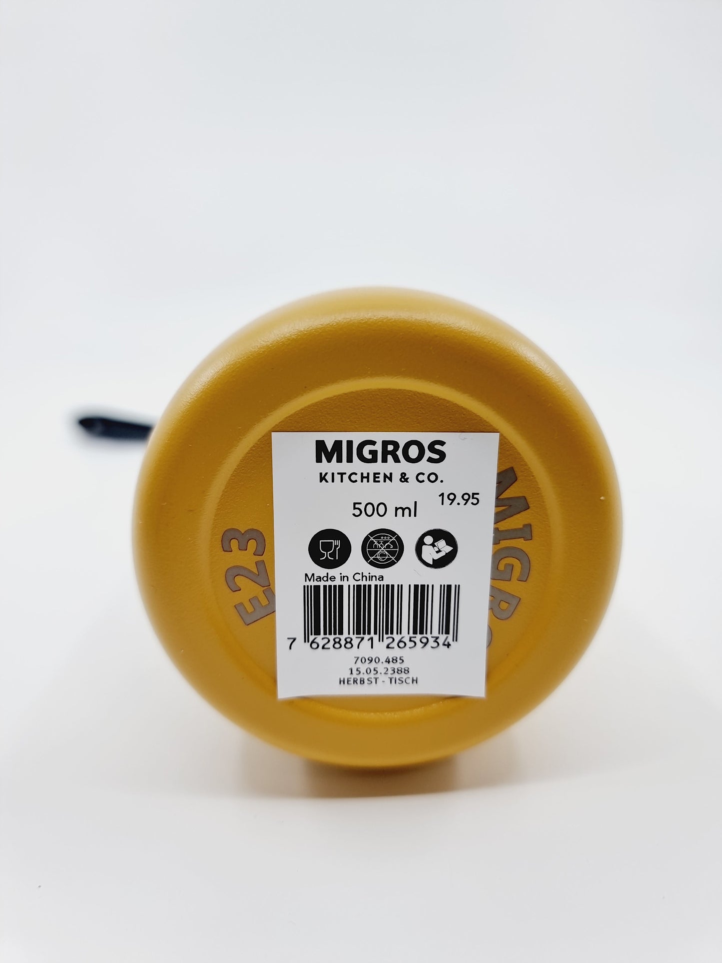 Bouteille isotherme - Jaune moutarde