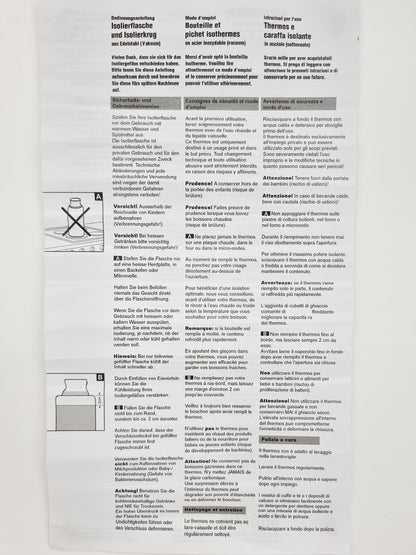 Bouteille isotherme - Menthe