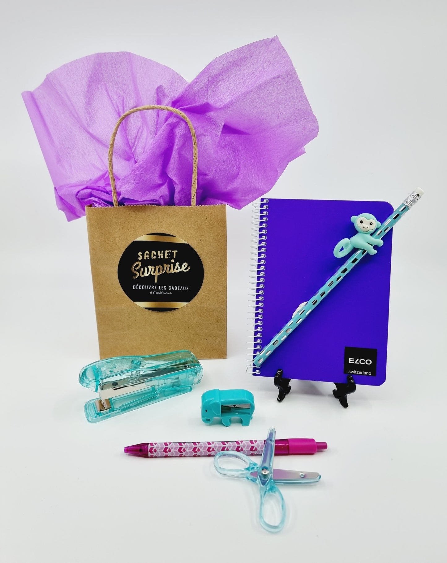 Sachet surprise papeterie pour enfants - Fille