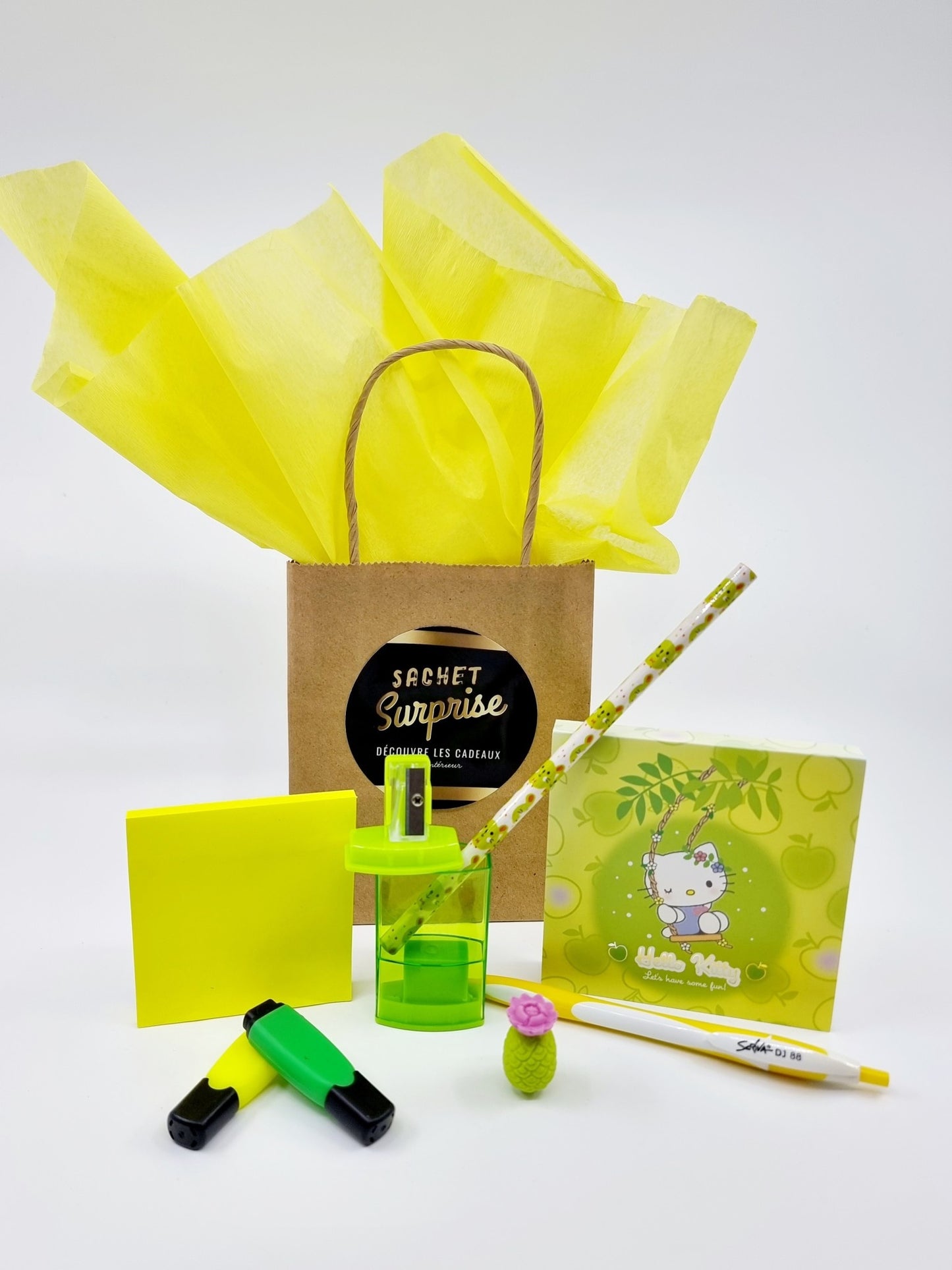 Sachet surprise papeterie pour enfants - Fille