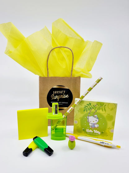 Sachet surprise papeterie pour enfants - Fille