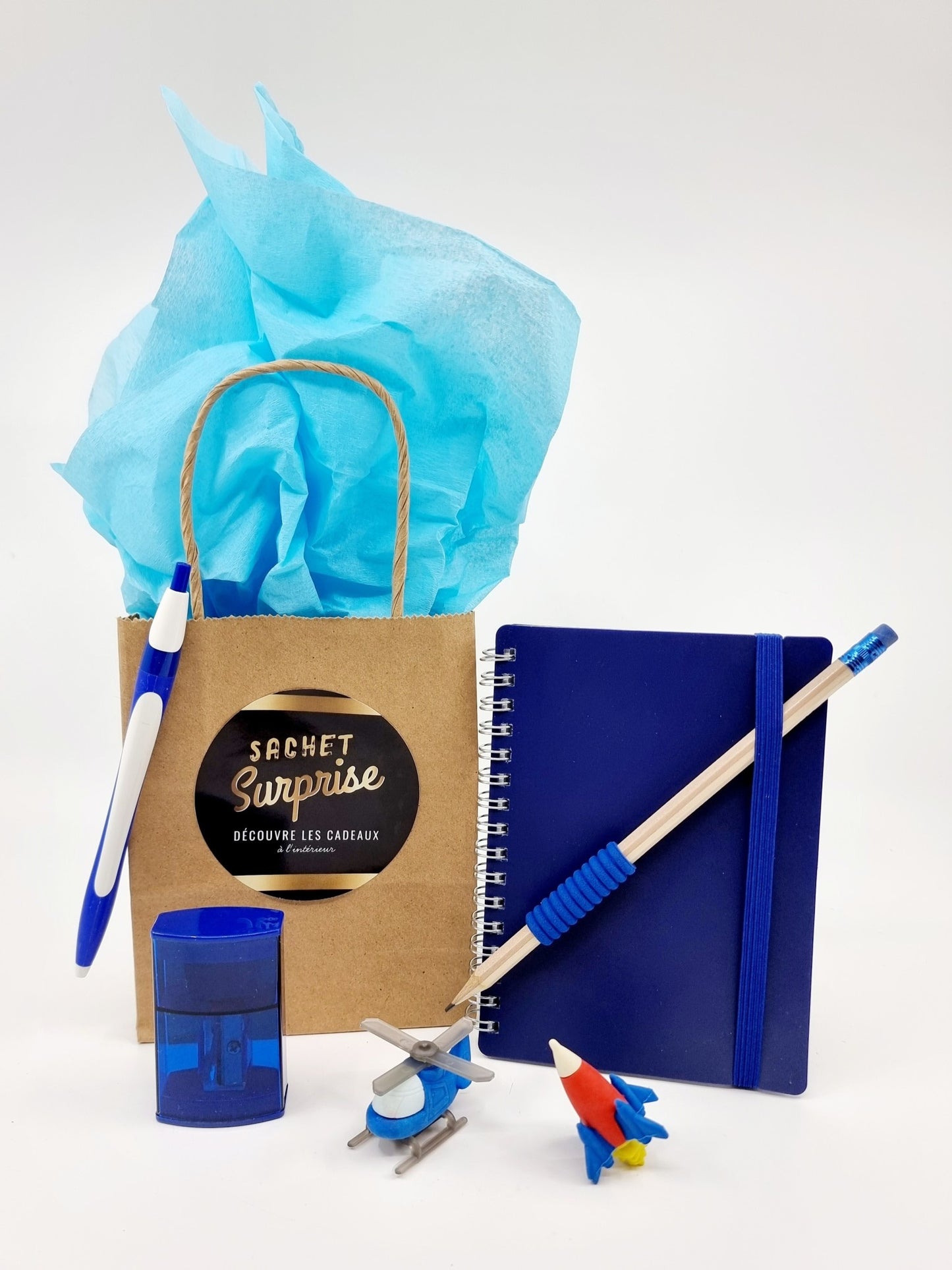 Sachet surprise papeterie pour enfants - Garçon