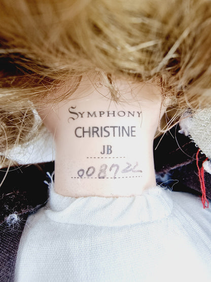 Poupée en porcelaine, Symphony Collection - Christine